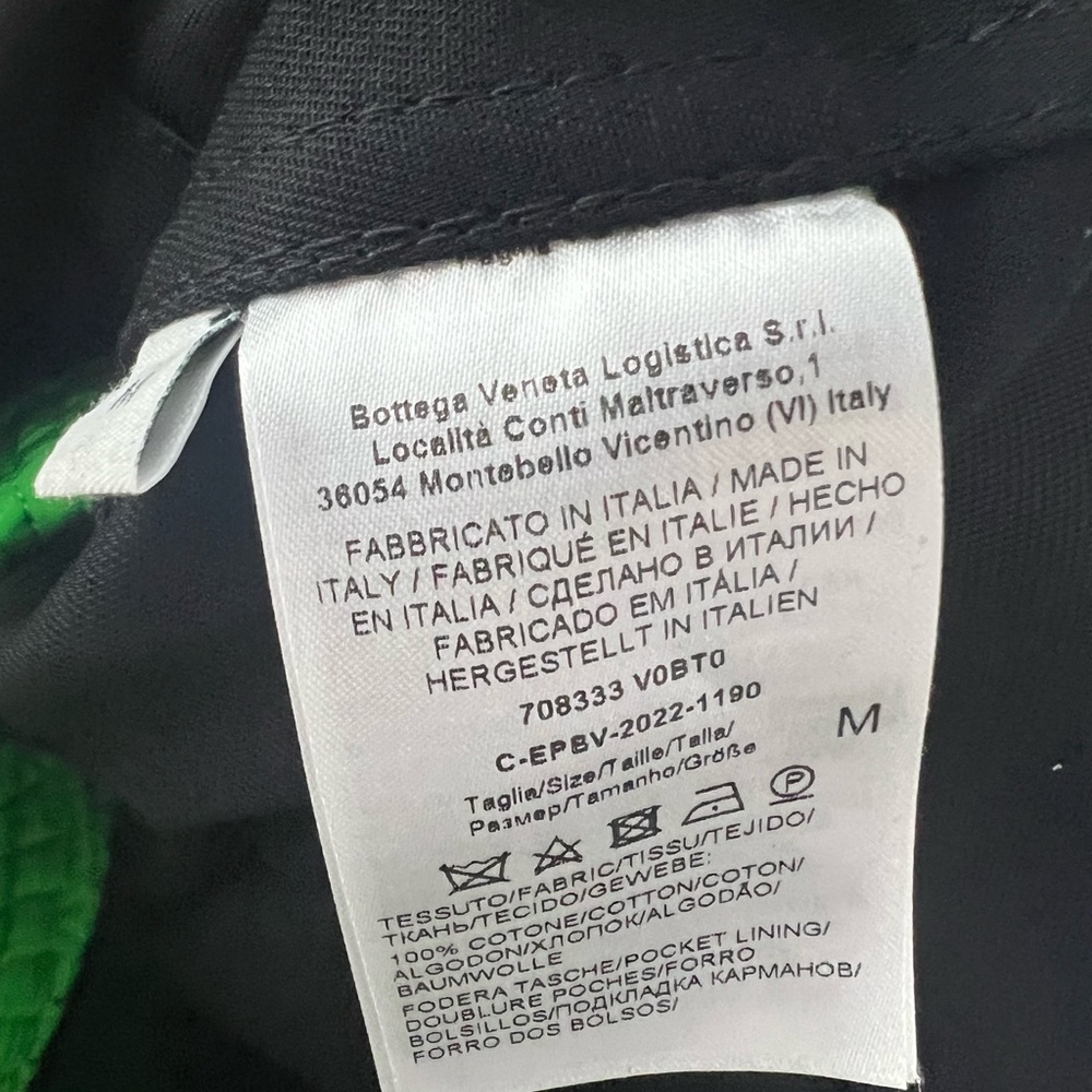 Bottega Veneta 2 in 1 Parka Coat Nylon Black Green Men’s Medium $6,700 - Picture 5 of 9